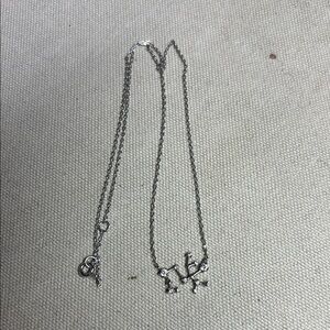 Elegant Silver Necklace with Sagittarius Constellation Pendant